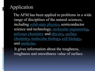 AFM (Atomic Force Microscopy) Slide 15
