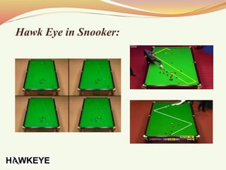 Hawk Eye in Snooker:
 