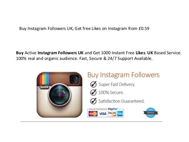 buy instagram followers uk get free likes on instagram from 0 59 3 - active instagram followers uk