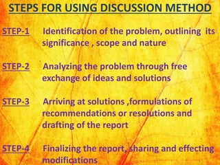 Finalize Discussions teaching methods of environmental education | PPTX