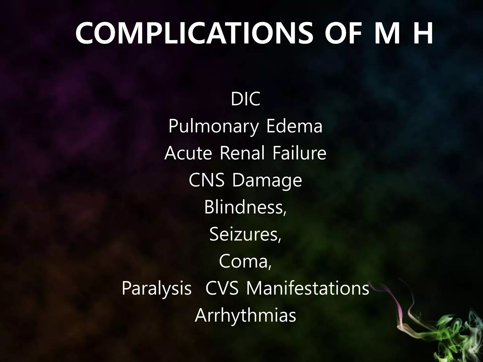 malignant hyperthermia (MH) | PPTX