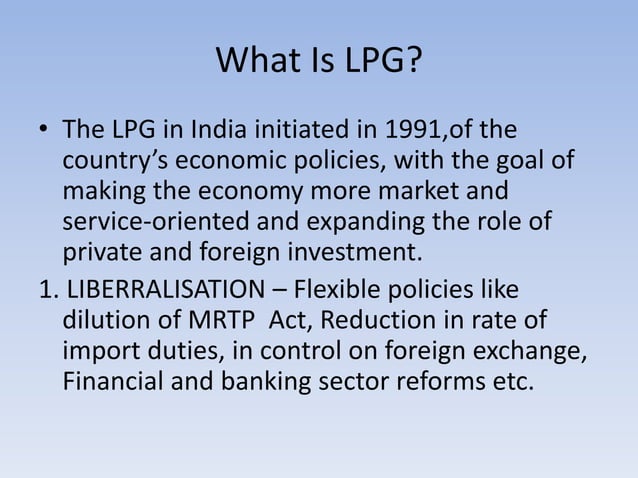 Globalization India Ppt