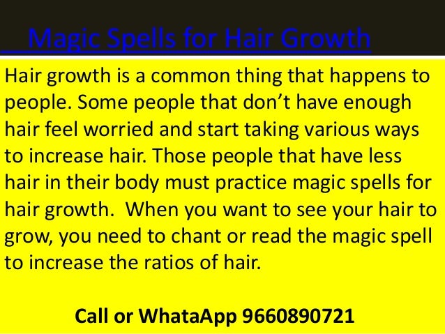 Magic Spells For Hair Growth