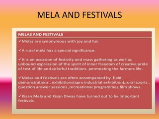 MELA AND FESTIVALS
 