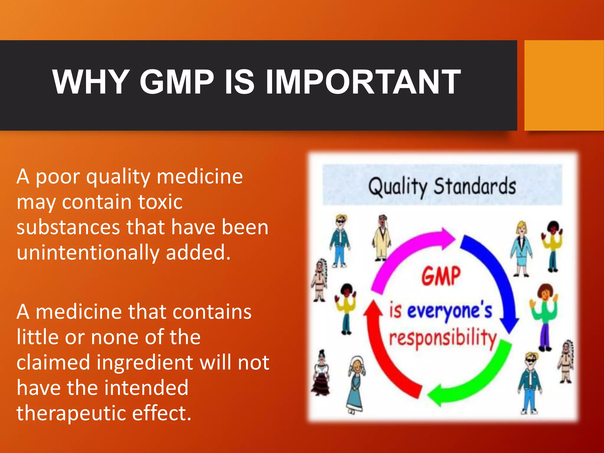 GMP Key Elements and Basic Principals | PPT