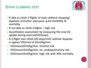 STAIR CLIMBING TEST
 