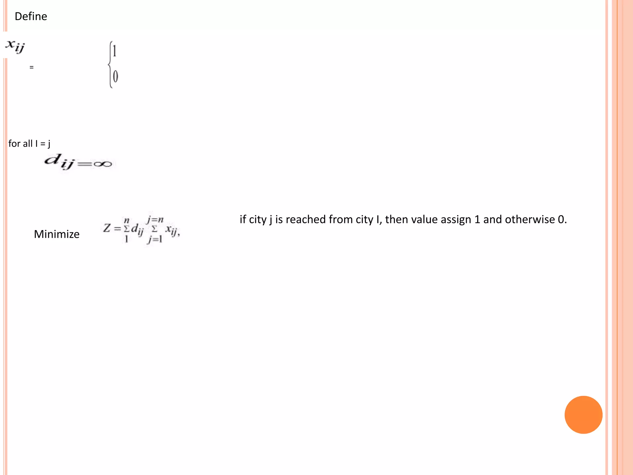 Operation research model for solving TSP | PPTX | Programming Languages ...