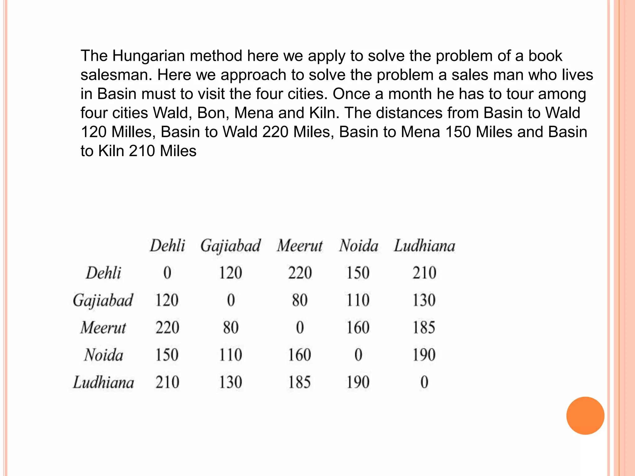Operation research model for solving TSP | PPTX | Programming Languages ...