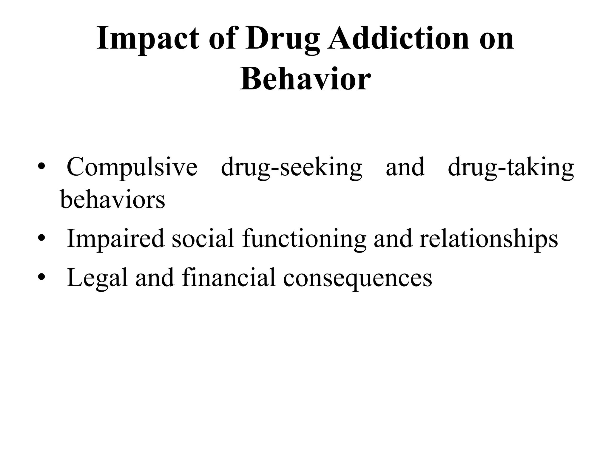 drug addiction | PPTX