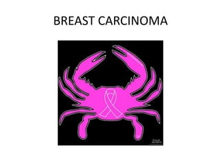 BREAST CARCINOMA
 