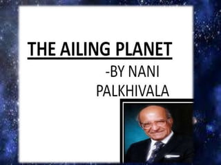 ailing planet