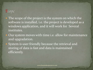 Campus Management System | PPTX