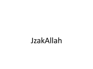 JzakAllah
 