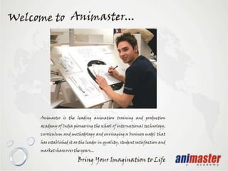 Animaster Academy is one of the top colleges to study animation, graphic or web design