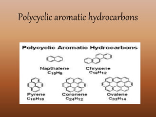 Polycyclic aromatic hydrocarbons
 