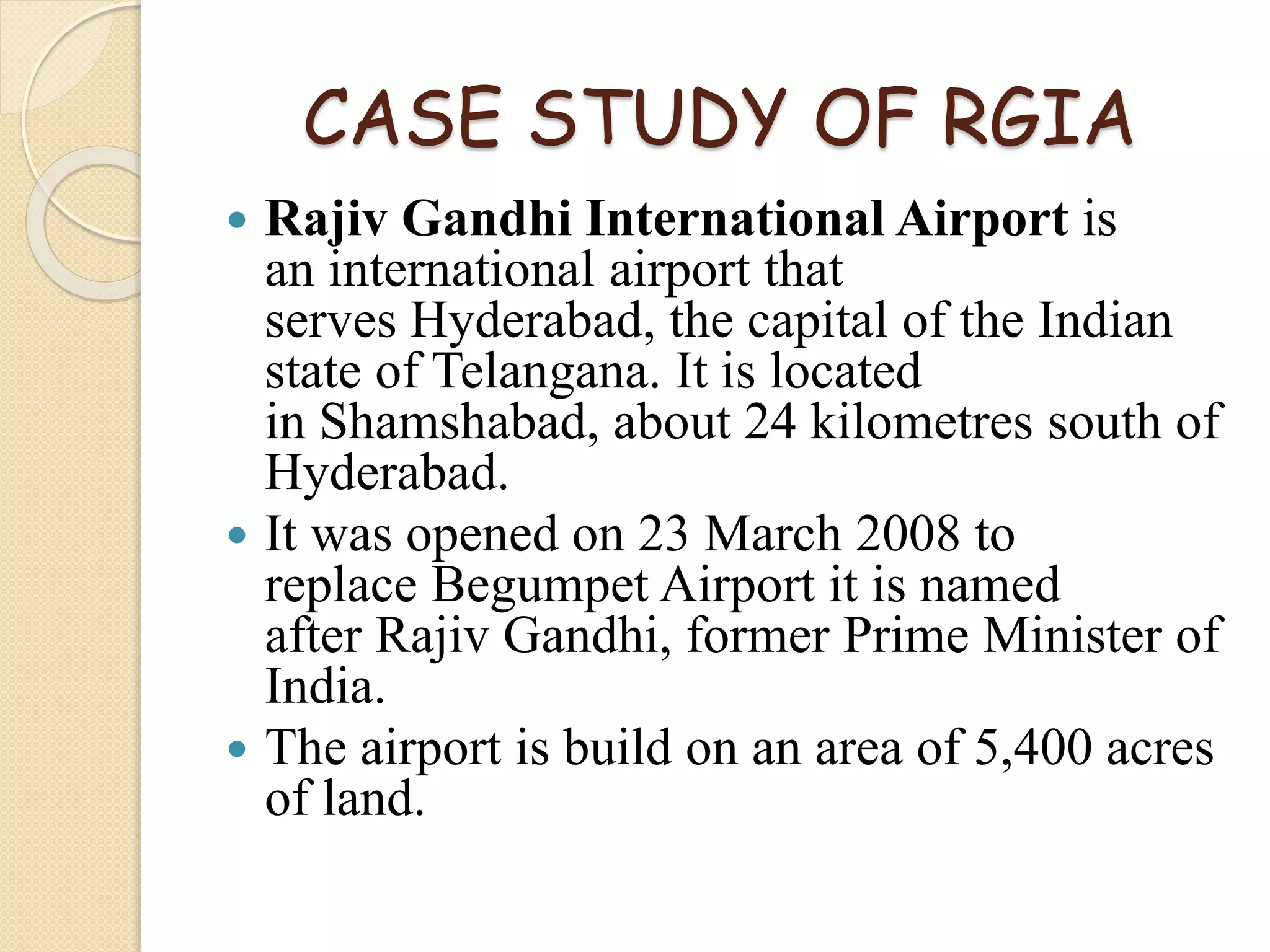 Design Of Modern Airports (RGIA HYD) | PPTX