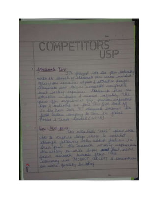 Marketing Project on Pen