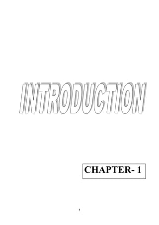 1
CHAPTER- 1
 