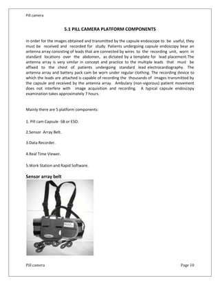 Report of PILL CAMERA | PDF