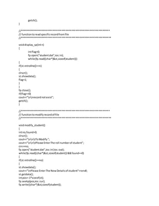 computer science c++ project class xii | PDF