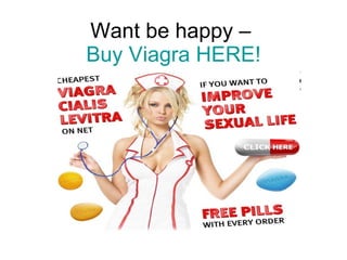 Want be happy –  Buy Viagra HERE! Why is this medication prescribed? Sildenafil (Viagra) is used to treat erectile dysfunction (impotence; inability to get or keep an erection) in men. Sildenafil (Revatio) is used to improve the ability to exercise in people with pulmonary arterial hypertension (PAH; high blood pressure in the vessels carrying blood to the lungs, causing shortness of breath, dizziness, and tiredness). Sildenafil is in a class of medications called phosphodiesterase (PDE) inhibitors. Sildenafil treats erectile dysfunction by increasing blood flow to the penis during sexual stimulation. This increased blood flow can cause an erection. Sildenafil treats PAH by relaxing the blood vessels in the lungs to allow blood to flow easily. If you are taking sildenafil to treat erectile dysfunction, you should know that it does not cure erectile dysfunction or increase sexual desire. Sildenafil does not prevent pregnancy or the spread of sexually transmitted diseases such as human immunodeficiency virus (HIV). How should this medicine be used? Sildenafil comes as a tablet to take by mouth. If you are taking sildenafil to treat erectile dysfunction, follow your doctor's directions and the guidelines in this paragraph. Take sildenafil as needed before sexual activity. The best time to take sildenafil is about 1 hour before sexual activity, but you can take the medication any time from 4 hours to 30 minutes before sexual activity. Sildenafil usually should not be taken more than once every 24 hours. If you have certain health conditions or are taking certain medications, your doctor may tell you to take sildenafil less often. You can take sildenafil with or without food. However, if you take sildenafil with a high-fat meal, it will take longer for the medication to start to work. If you are taking sildenafil to treat PAH, follow your doctor's directions and the guidelines in this paragraph. You will probably take sildenafil three times a day with or without food. Take sildenafil at around the same times every day, and space your doses about 4 to 6 hours apart. Follow the directions on your prescription label carefully, and ask your doctor or pharmacist to explain any part you do not understand. Take sildenafil exactly as directed. Do not take more or less of it or take it more often than prescribed by your doctor. If you are taking sildenafil for erectile dysfunction, your doctor will probably start you on an average dose of sildenafil and increase or decrease your dose depending on your response to the medication. Tell your doctor if sildenafil is not working well or if you are experiencing side effects. If you are taking sildenafil for PAH, you should know that sildenafil controls PAH but does not cure it. Continue to take sildenafil even if you feel well. Do not stop taking sildenafil without talking to your doctor. Ask your pharmacist or doctor for a copy of the manufacturer's information for the patient. 