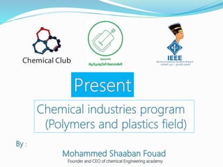 polymers and plastics field