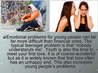 Teenagers problems