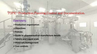 production,planning and control | PPTX