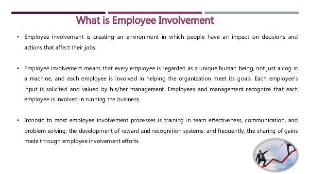employee involvement and participation I was recently commenting on an article by richard branson on which he was discussing the importance of employee well being for company's success his. employee involvement and participation I was recently commenting on an article by richard branson on which he was discussing the importance of employee well being for company's success his.