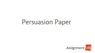 Persuasion Paper