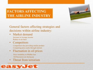 Easyjet External Risks EasyJet Airline | PPTX