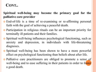 Working with end of life a psycho-social care | PPTX