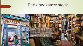 Paris bookstore stock
 