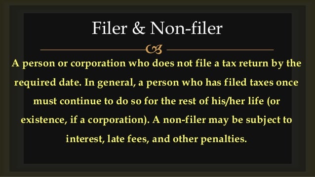 filer-and-non-filer-defined
