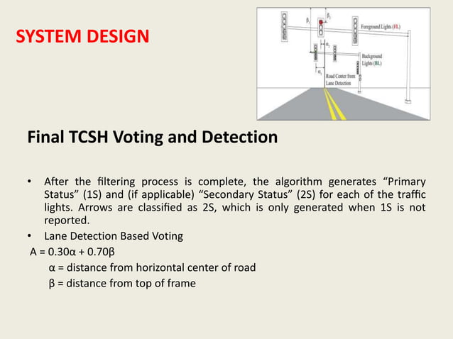 Intelligent Traffic light detection for individuals with CVD | PPT