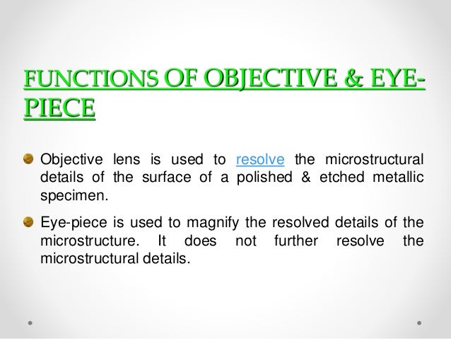 objective details