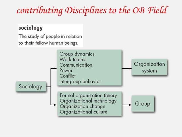 NATURE , SCOPE ,AND RELATED FIELDS OF ORGANIZATIONAL BEHAVIOR