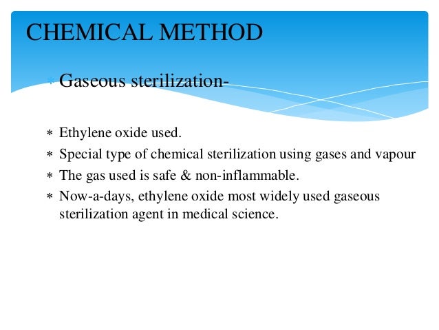 Sterilization