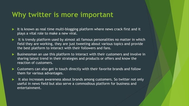 Why Twitter Is Better Than Other Social Media Platforms Ppt Why Twitter Is Better Than Other Social Media Platforms Ppt