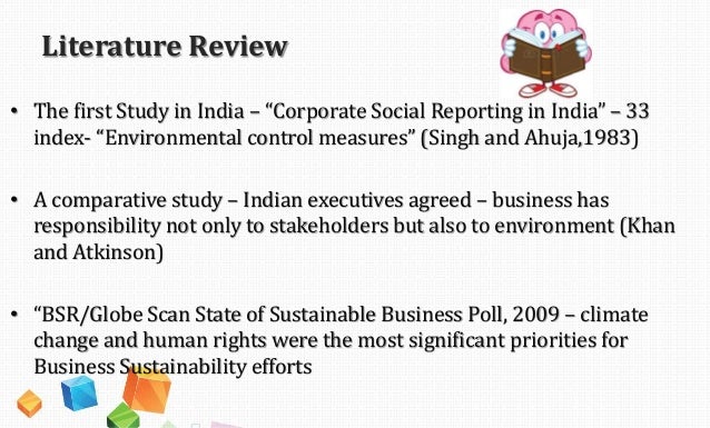 Literature review on csr