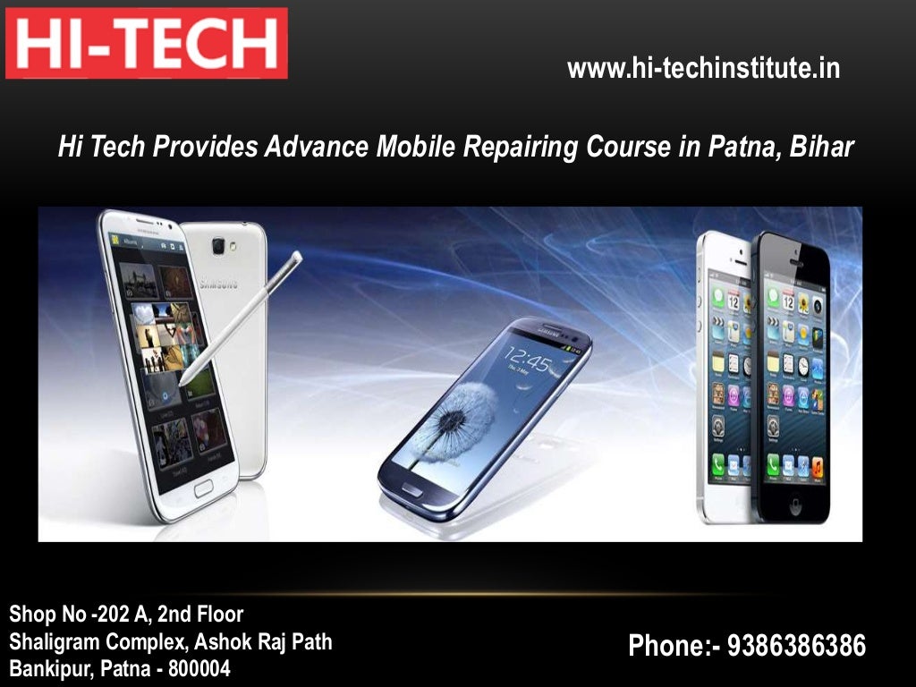 Hi Tech Is Giving Great Laptop Repairing Course in Patna Bihar