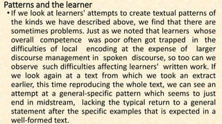 Written Language in Discourse Analysis | PPTX