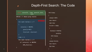 DFS algorithm | PPTX