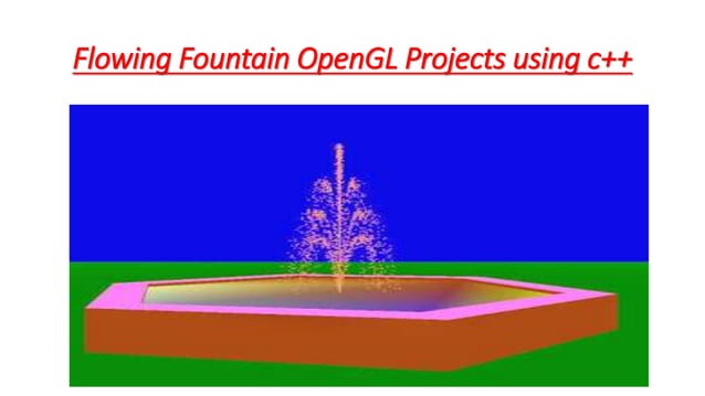Opengl Mini Projects With Source Code Computer Graphics Ppt Opengl Mini Projects With Source Code Computer Graphics Ppt