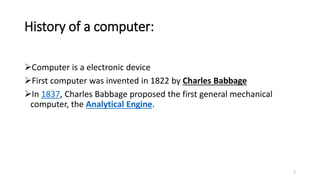 History of computer and modern computer | PPTX