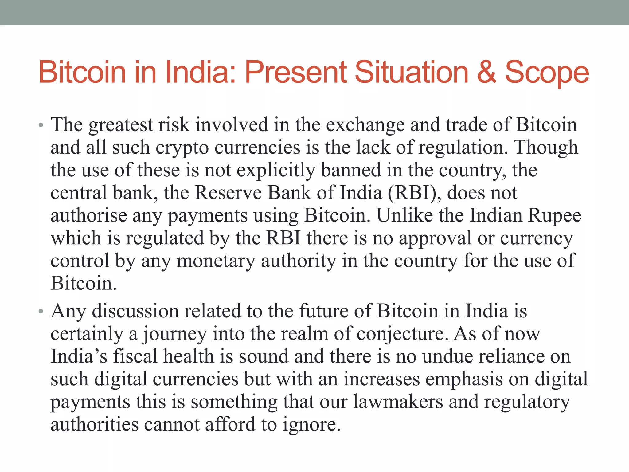 Cryptocurrency- Intoduction and Significances | PPTX