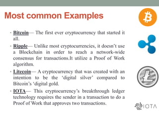 Cryptocurrency- Intoduction and Significances