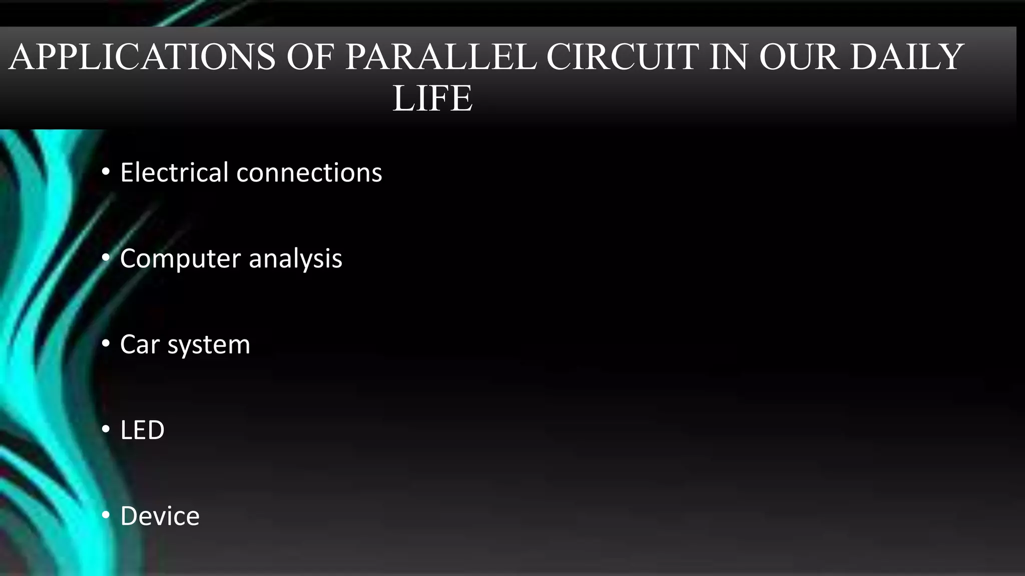 Presentation on Parallel Circuit Analysis | PPT