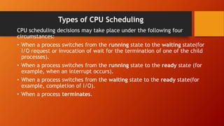 CPU Scheduling in OS Presentation | PPT