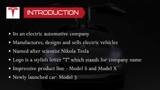 TESLA - A CASE STUDY | PPTX